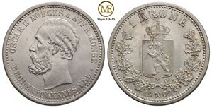 1 krone 1900 Oscar II. Kv.0