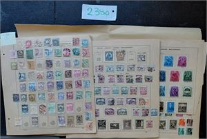 UNGARN Samling på gamle albumark 1870-1940årene. Fyldig hele perioden