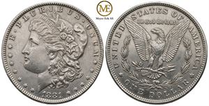 Morgan dollar 1881 O. Kv.01