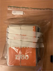 Årssett, 1980 - 2000 årssett **   (Pål. 2732.-)