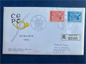 NK 566-67 Europa 1965 FDC