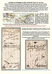 Great Britain. A very fine collection of postal history 1646 to 1840. 71 entires nicely mounted in an album.