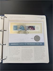 Nr 90 Norges første frimerke 150 år