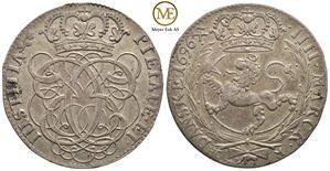 4 mark 1696 Christian V. Kongsberg. Kv.01