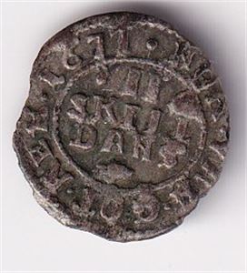 Danmark 2 skilling 1677