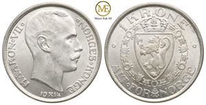 1 krone 1914 Haakon VII. Kv.0