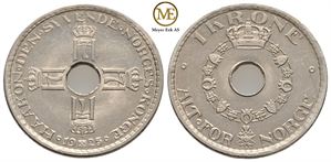 1 krone 1925 Haakon VII. Kv.0/01