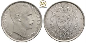 1 krone 1913 Haakon VII. Kv.0