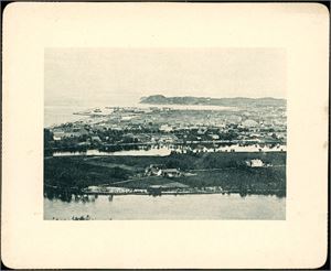 Tronhjem. Kartongkort, brukt i 1891. K-1