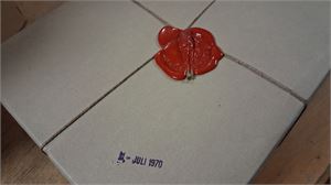 DANMARK postförseglad kilovara 1970