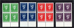 Norge Nk 229-232