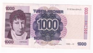 100 kroner 1990