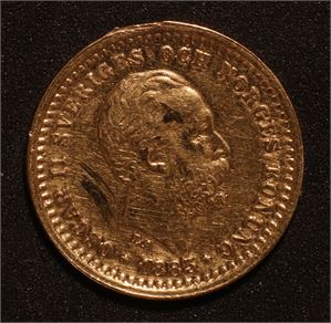 5 krone 1883. Kv.1+/01