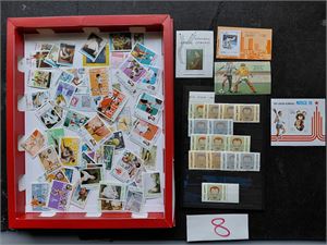 CUBA xx diverse postfriskt og noen miniark