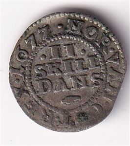 Danmark 2 skilling 1677