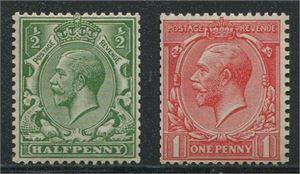 1913 Multiple Cypher set of 2 SG397-98 unmounted mint