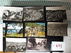 HASDALGATEN, RISØR (Gunleikson). Flott ubrukt kort + 7 storformat