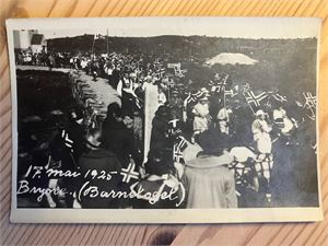Rogaland - Bryne 17.mai 1925 Barnetoget